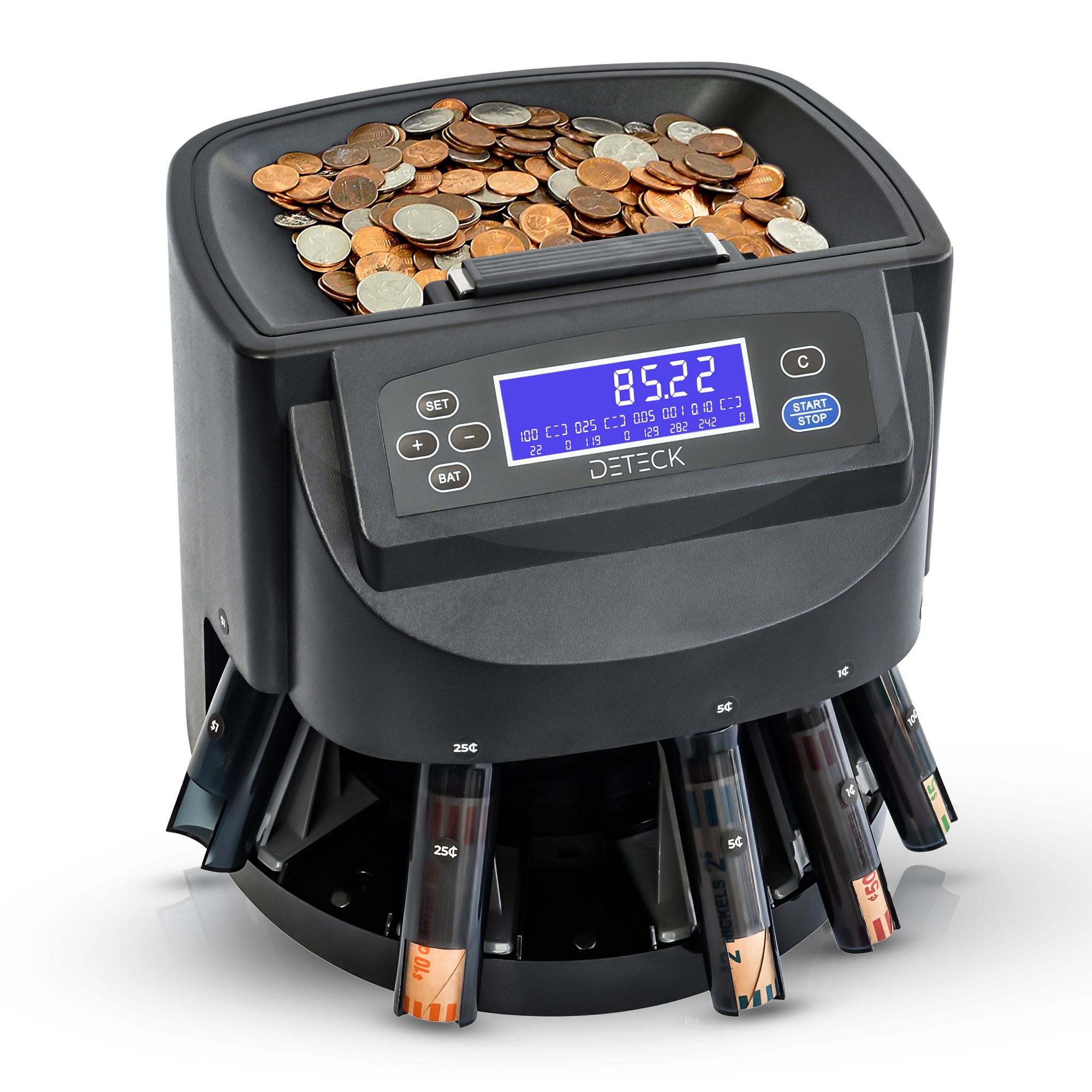 ZZap CS30 Coin Counter, Counts 300 Coins Per/Min