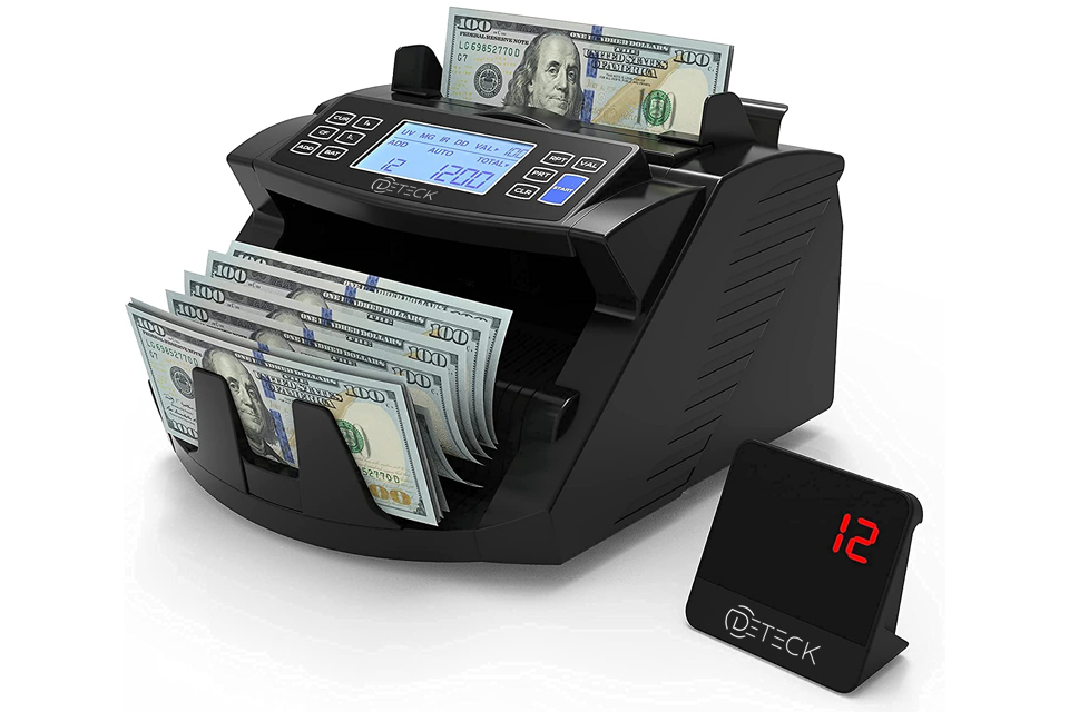 DETECK DT200 Money Counter Machine with Value Count