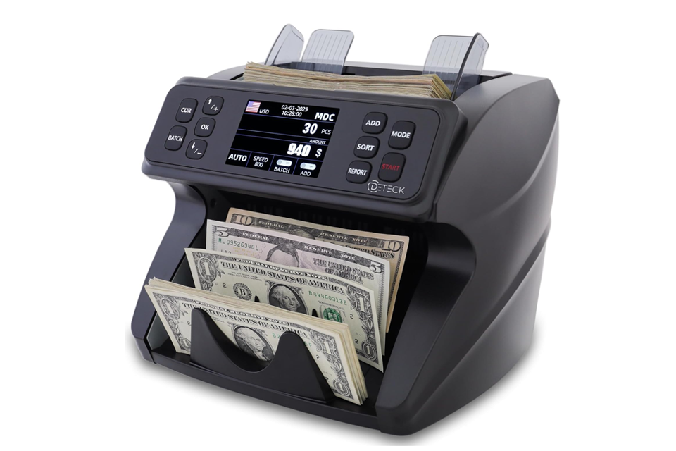 DETECK DT600 Mixed Denomination Money Counter Machine