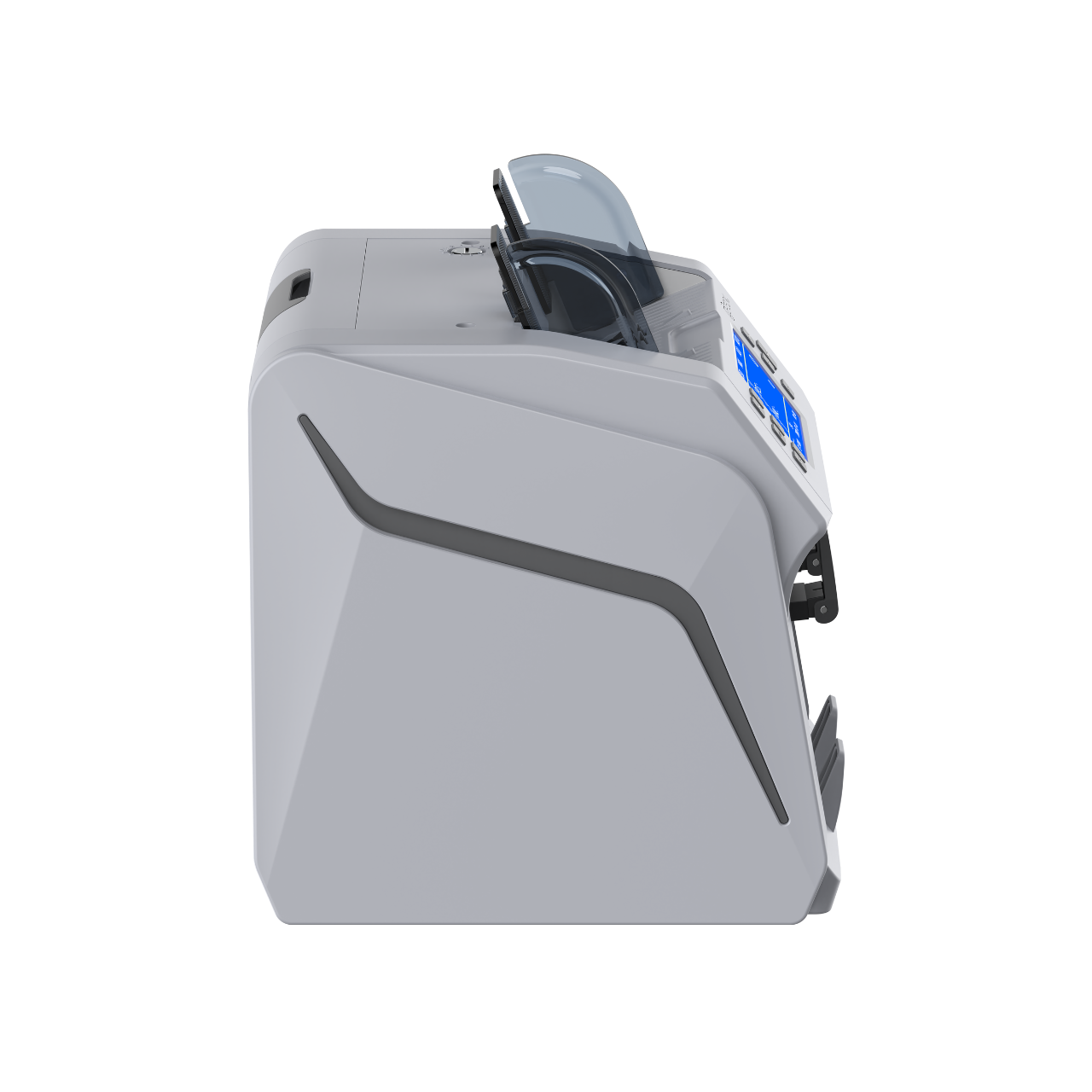 DETECK DT700 Bank Grade Mixed Denomination Money Counter with Reject Pocket, Multi Currency, Bill Counter 2CIS/UV/IR/MG/MT Counterfeit Detection, Cash Counter Serial Number, Printer Enabled