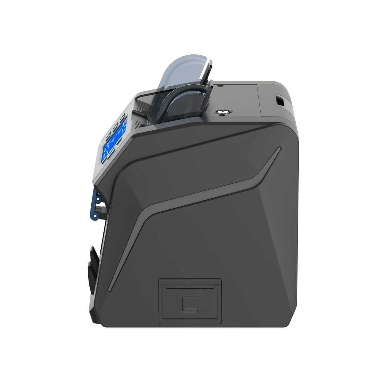 DETECK DT700 Bank Grade Mixed Denomination Money Counter with Reject Pocket, Multi Currency, Bill Counter 2CIS/UV/IR/MG/MT Counterfeit Detection, Cash Counter Serial Number, Printer Enabled