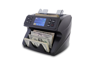  MUNBYN Money Counter Machine Mixed Denomination, Built-in  Printer Mixed Denomination Money Counter, Value Counting Bill Counter,  Serial Number, Multi Currency, 2CIS/UV/IR/MG/MT Counterfeit Detection :  Office Products